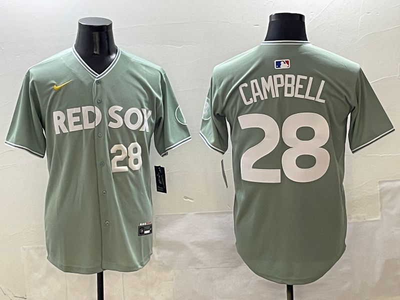 Men Boston Red Sox #28 Campbell Green Joint Name Nike 2025 MLB Jersey style 4251->boston red sox->MLB Jersey